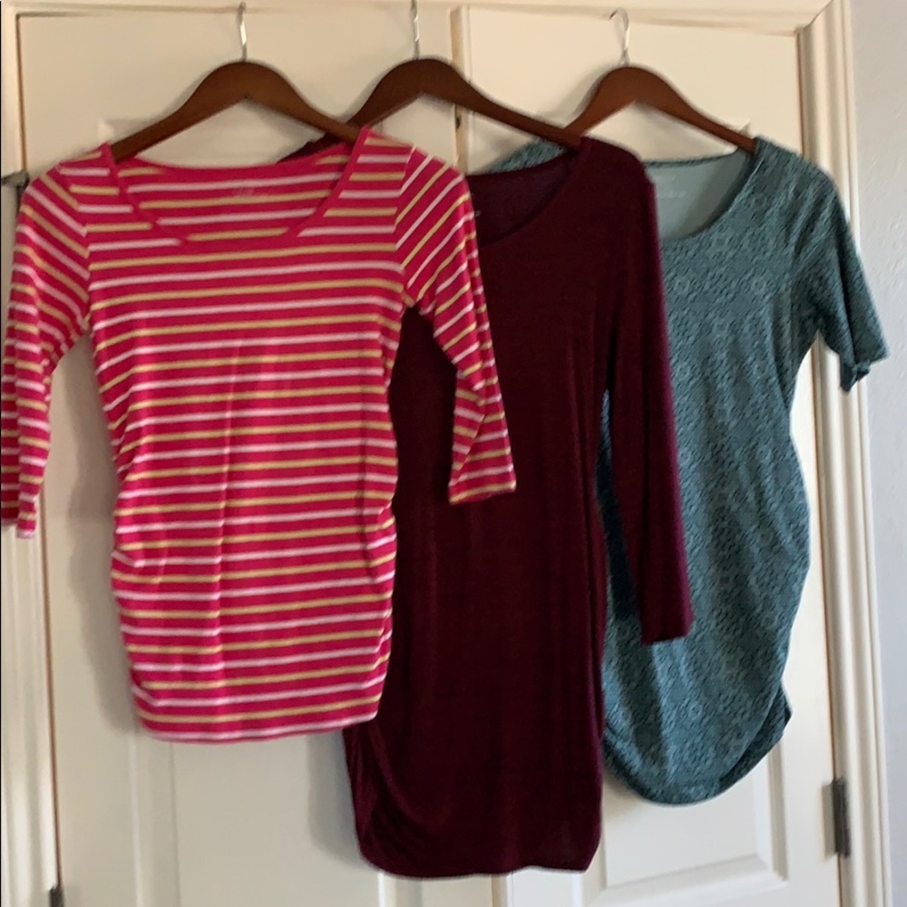 Lot of 3 Motherhood Maternity tops